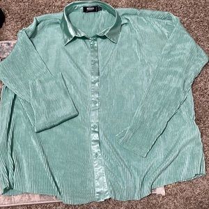 Plisse Maternity Top